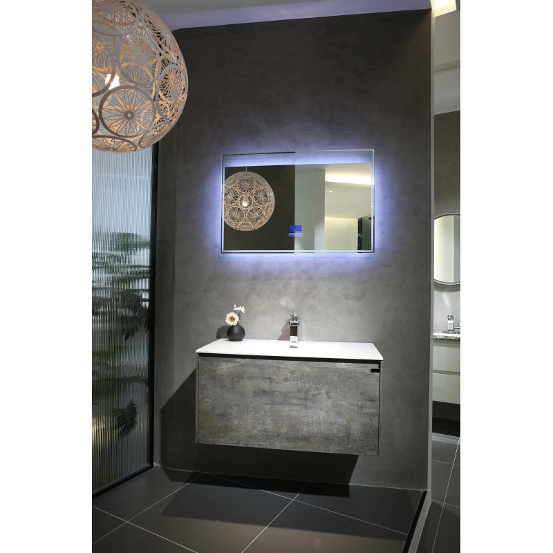 BelBagno Prado 750mm Wall Hung Vanity Maple Oak One Drawers One Tap Hole