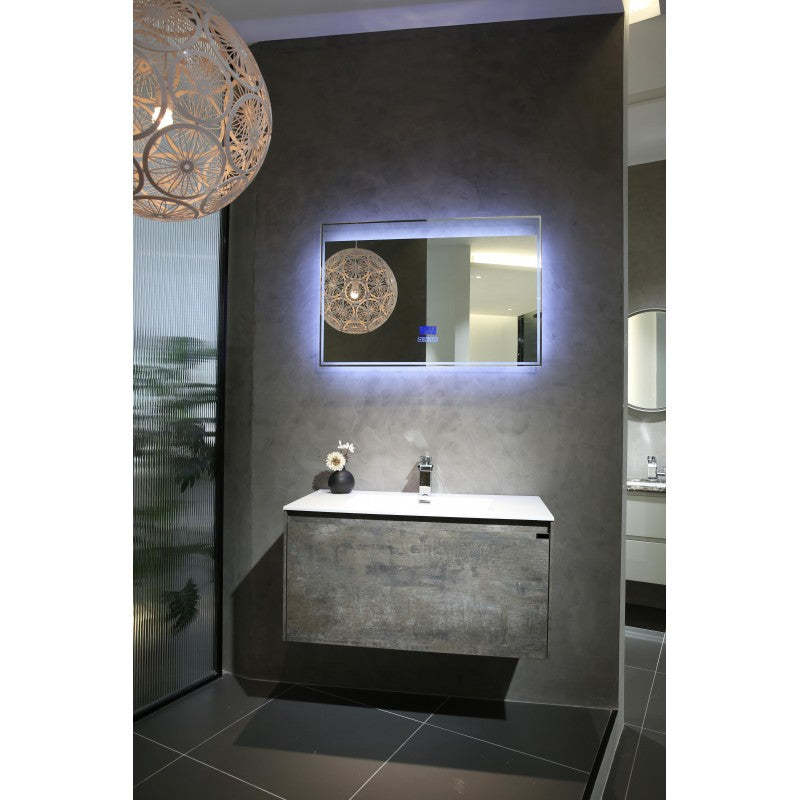 BelBagno Prado 750mm Wall Hung Vanity Maple Oak One Drawers One Tap Hole