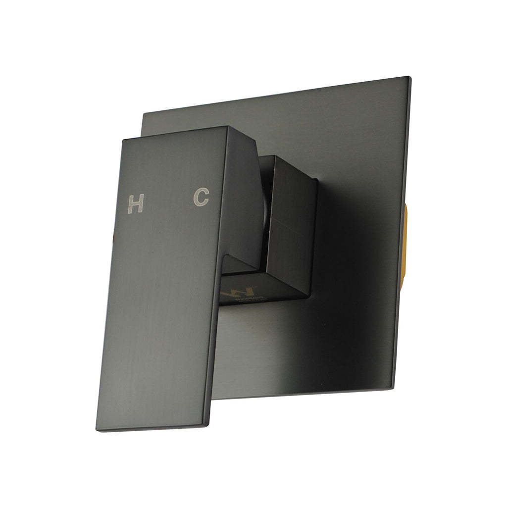 Gun Metal Grey Shower Wall Mixer-YT Bathroom