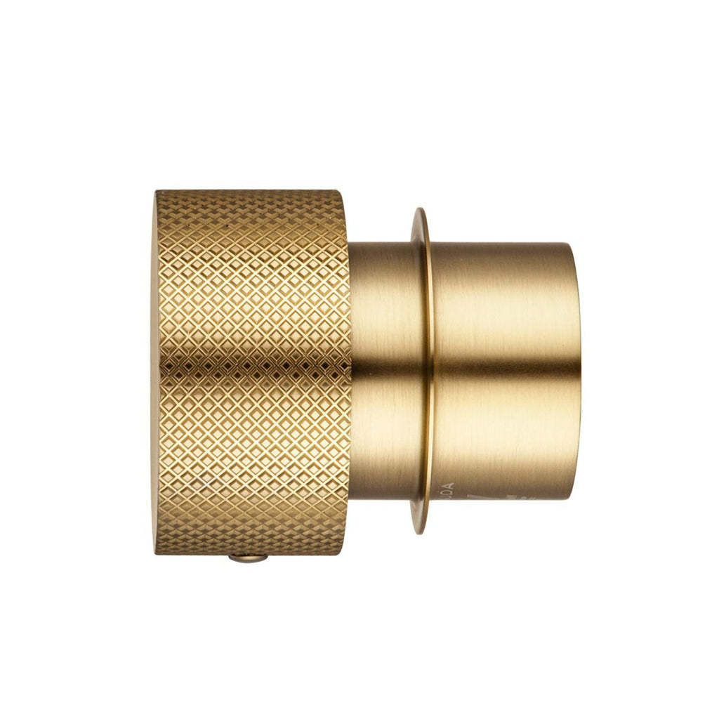 Round Brushed Yellow Gold Progressive Wall Mixer Handle-YT Bathroom