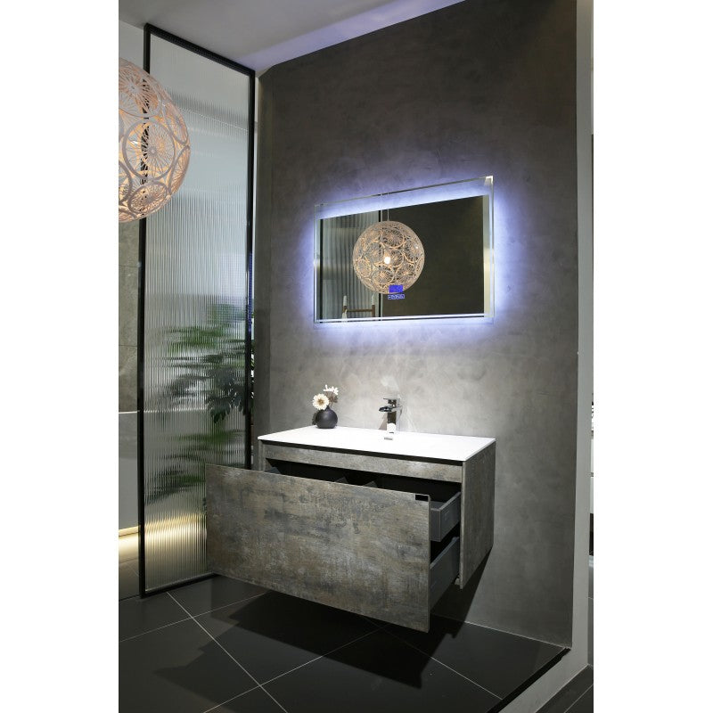 BelBagno Prado 750mm Wall Hung Vanity Maple Oak One Drawers One Tap Hole