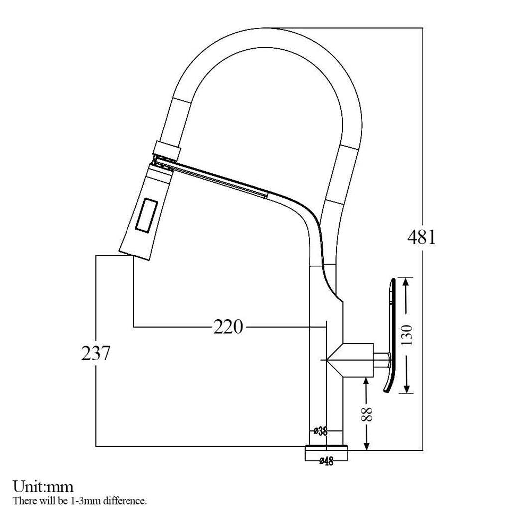 Brass Kitchen Laundry Sink Mixer Tap-YT Bathroom