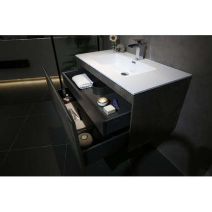 BelBagno Prado 750mm Wall Hung Vanity Maple Oak One Drawers One Tap Hole