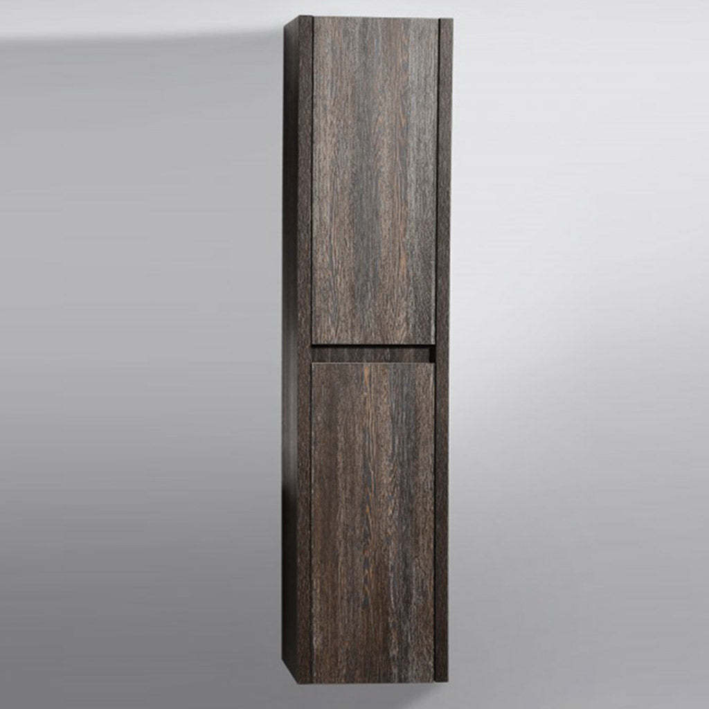 BelBagno Alexandra 1760mm Wall Hung Vanity Silver Oak Wall Mounted Side Cabinet with two doors-YT Bathroom