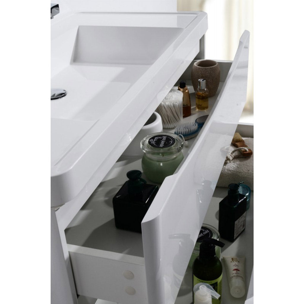BelBagno ANCONA 900MM WALL HUNG GLOSS WHITE-YT Bathroom