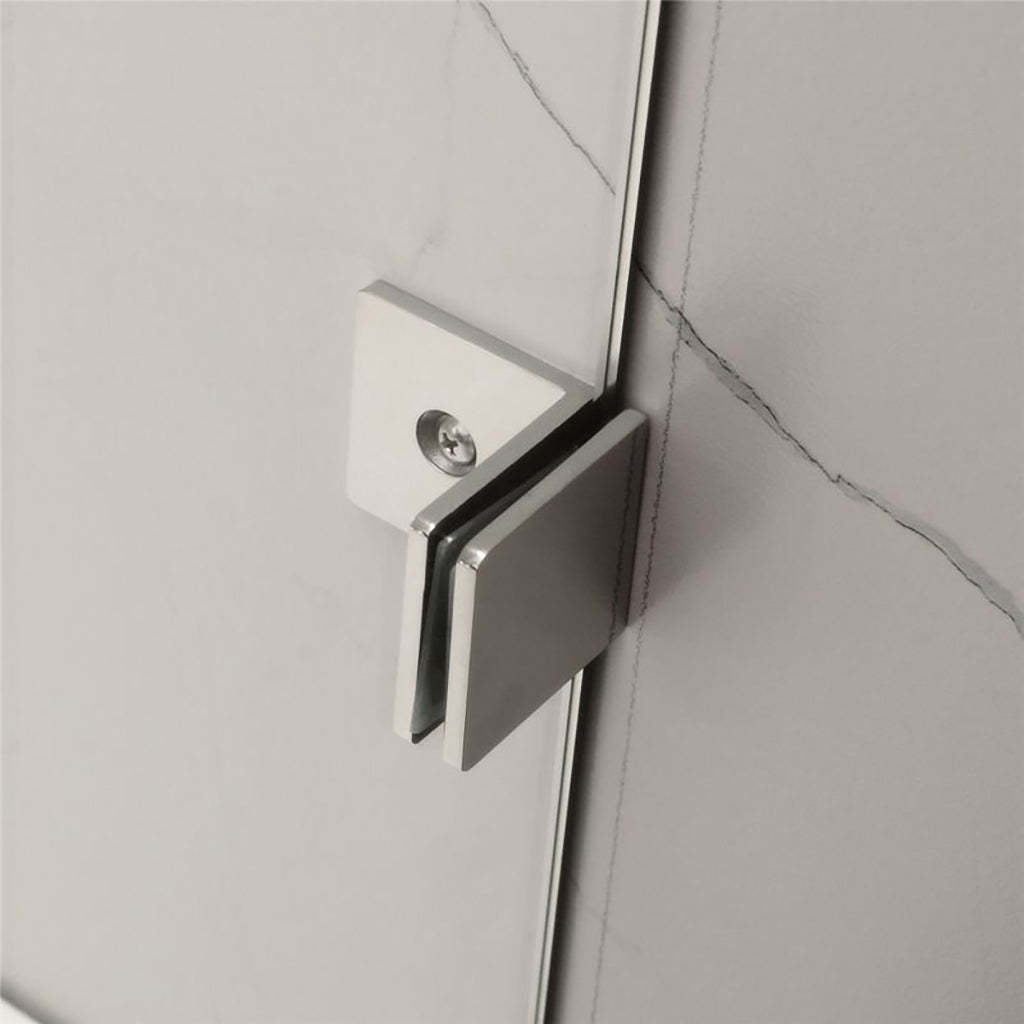 850/1000x1500mm Fixed Panel Hinged Bathtub Shower Screen 10mm Tempered Glass Frameless Panel Multi Colours Hardware-YT Bathroom