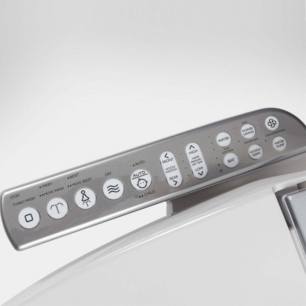 Grande BTW Toilet Suite with Bidet Seat (Side Panel)