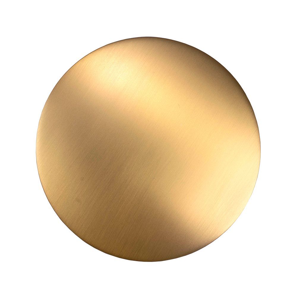 40mm Brushed Yellow Gold Solid Brass Bathtub Mushroom Pop Up Waste Drain NO Overflow-YT Bathroom