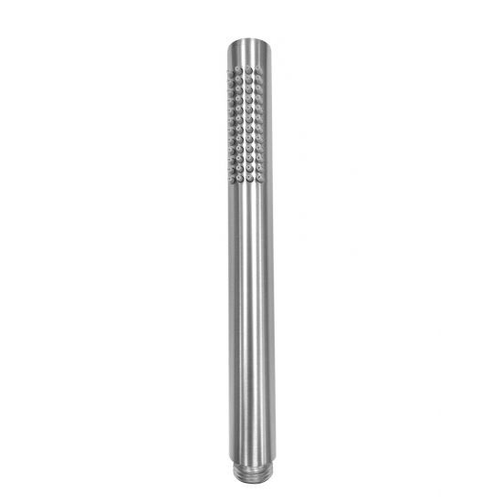 Round Brushed Nickel ABS 3 Function Handheld Shower