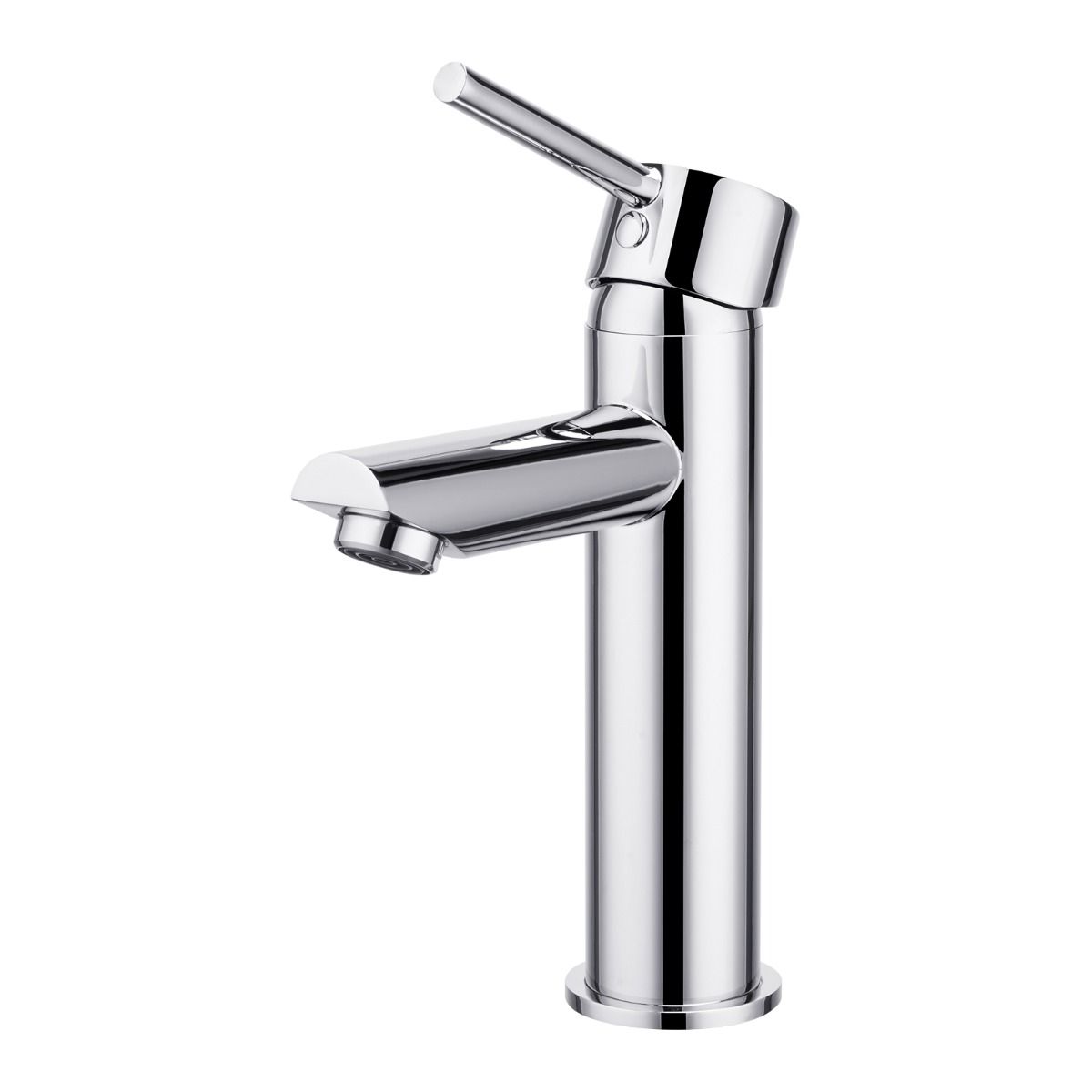 LUCID PIN Series Round Chrome Basin Mixer(Tall Vesion)