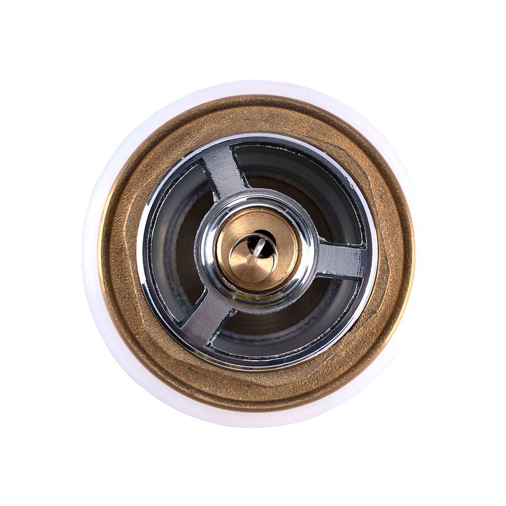 40mm Chrome Solid Brass Bathtub Mushroom Pop Up Waste Drain NO Overflow-YT Bathroom