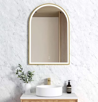 Archie Metal Frame LED Mirror