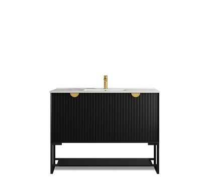 Leg For Marlo Matte Black Vanity