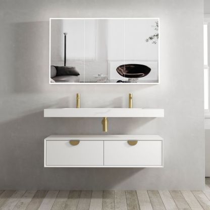 Moonlight led shaving cabinet