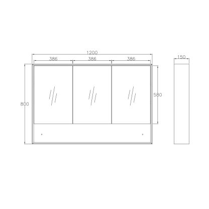 MARLO Shaving cabinet