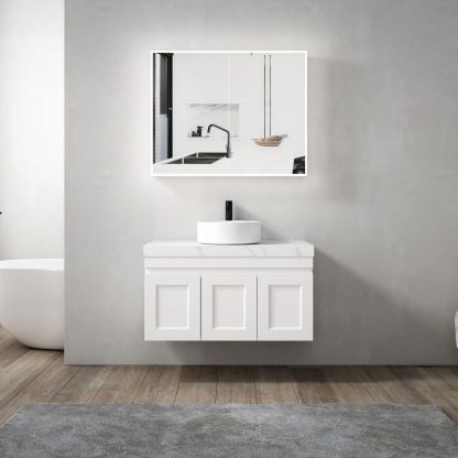 Moonlight led shaving cabinet