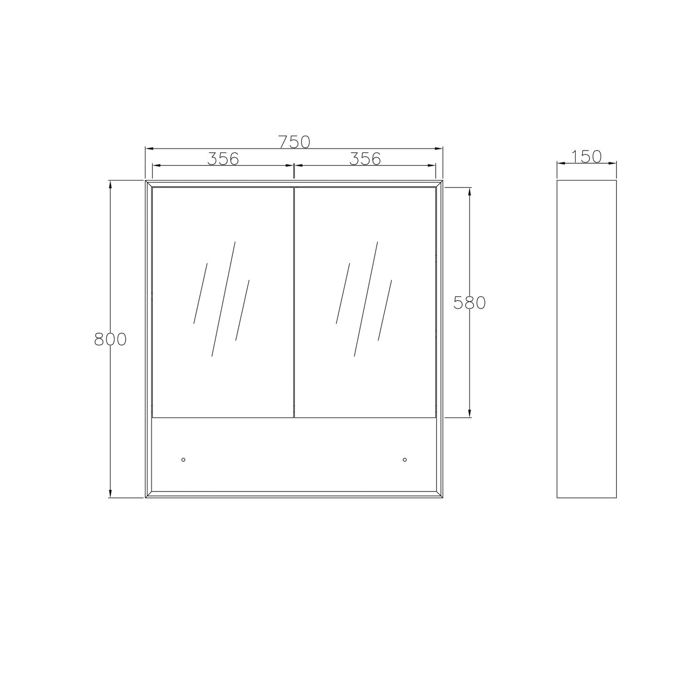 MARLO Shaving cabinet