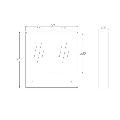 MARLO Shaving cabinet