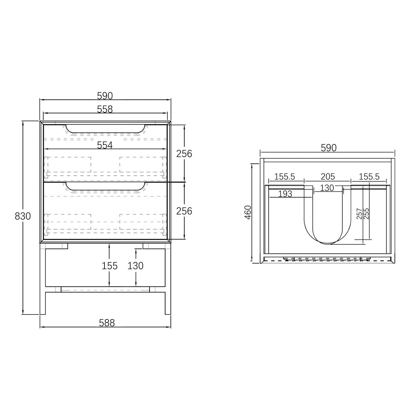Leg For BYRON Vanity