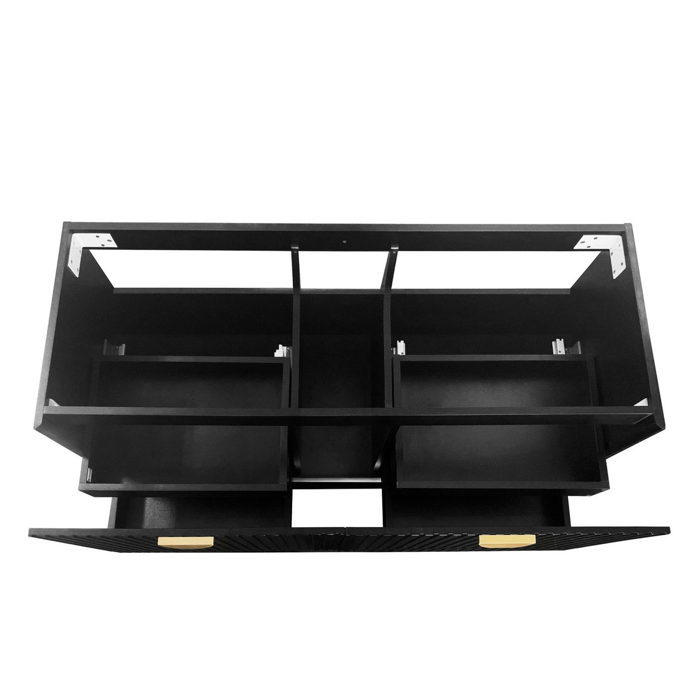 Otti Marlo Matte Black Wall Hung Vanity