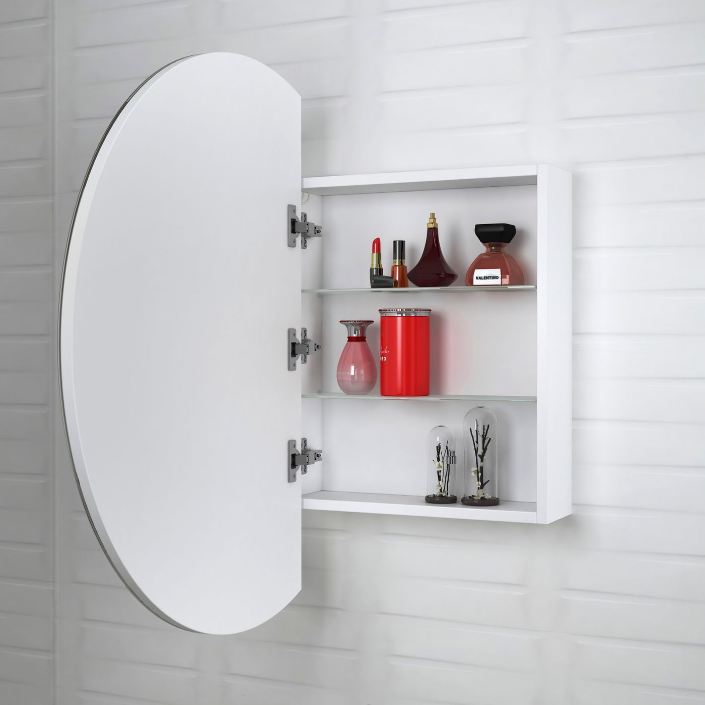London LED Shaving Cabinet 800x800x130
