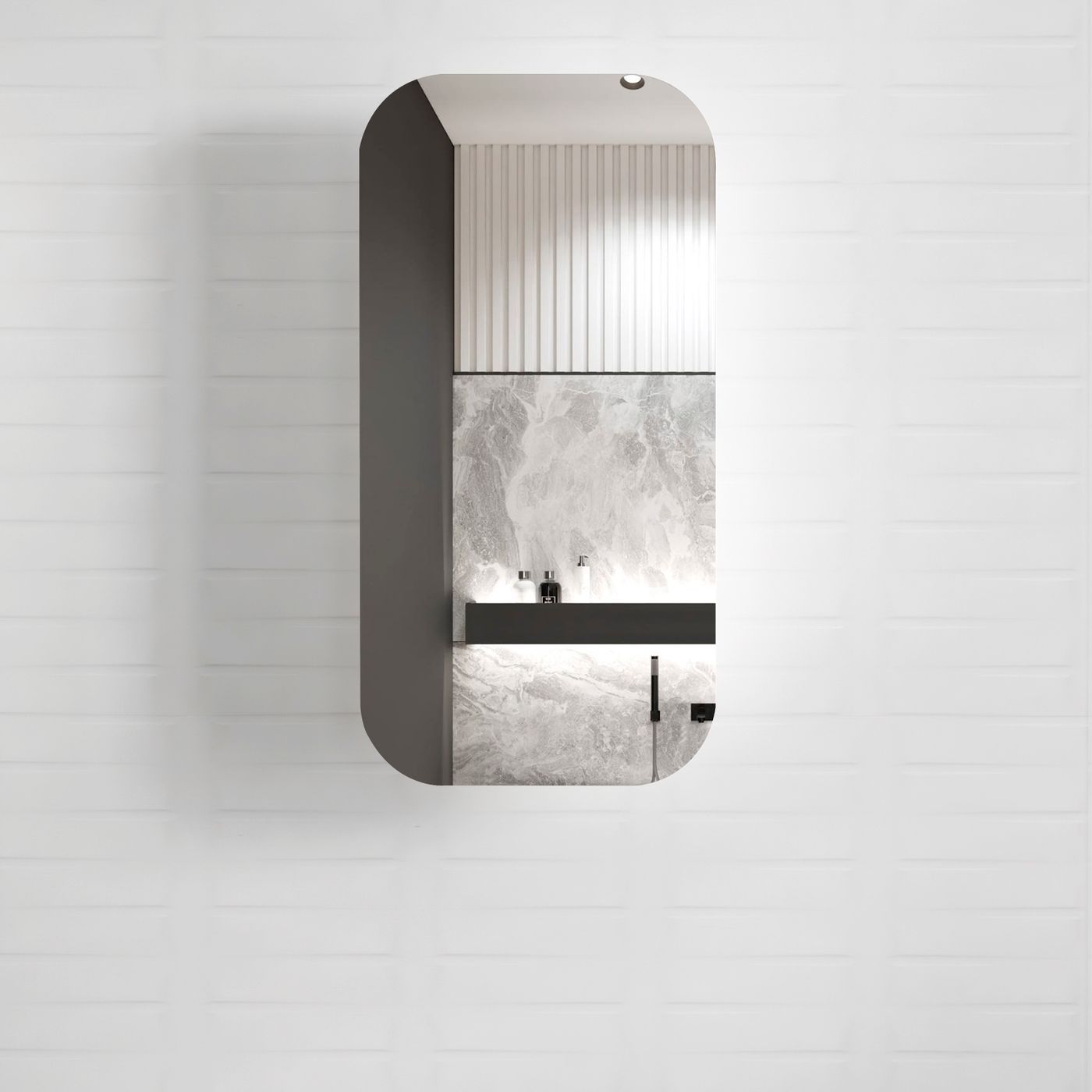 Newport shaving cabinet