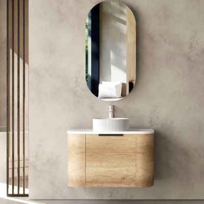 BONDI Wall hung vanity curved design