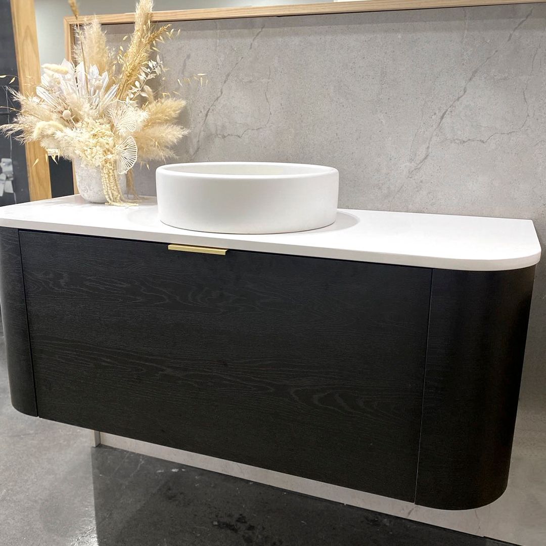 BONDI Wall hung vanity curved design