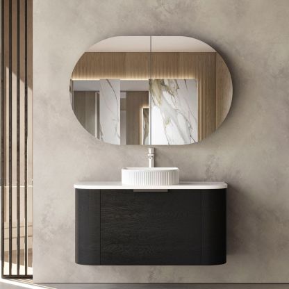 BONDI Wall hung vanity curved design