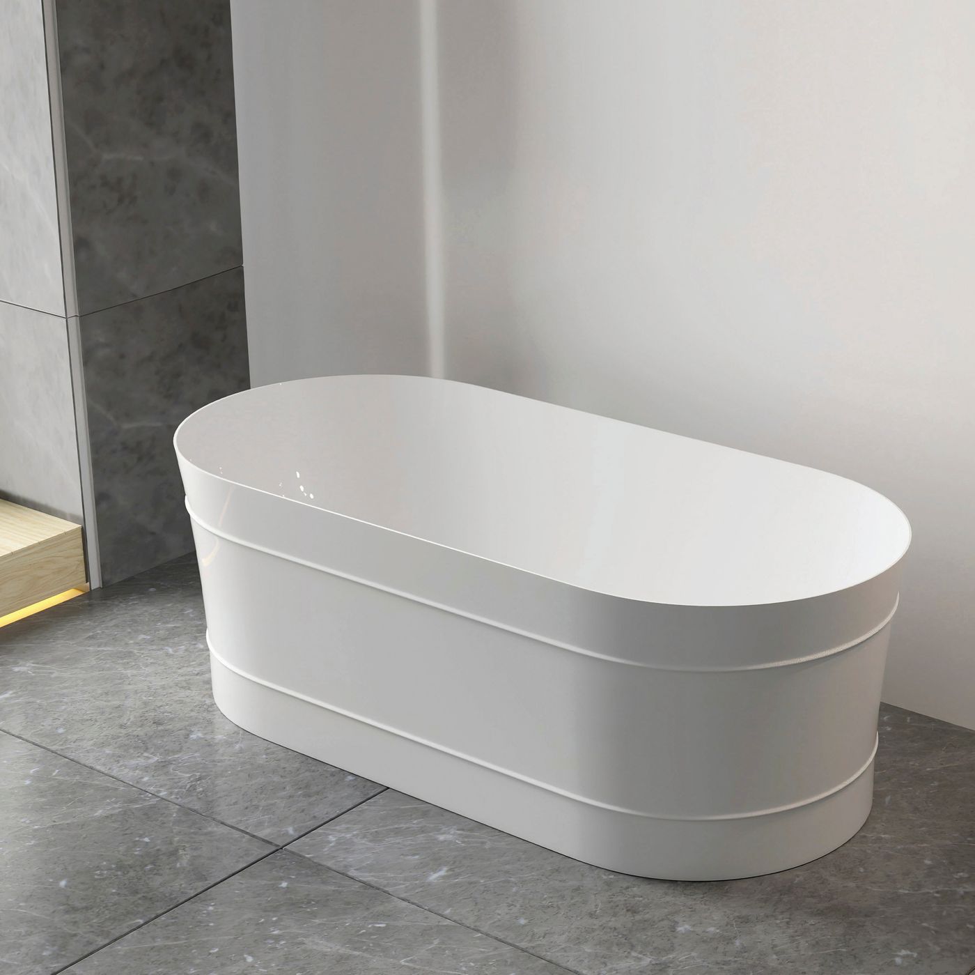 BONDI GLOSS WHITE BATH