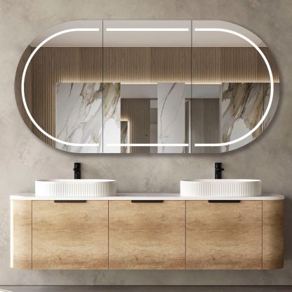 BONDI Wall hung vanity curved design