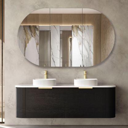 BONDI Wall hung vanity curved design