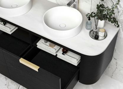 BONDI Wall hung vanity curved design