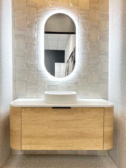 BONDI Wall hung vanity curved design