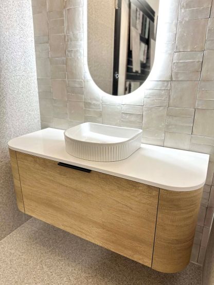 BONDI Wall hung vanity curved design