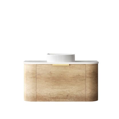 BONDI NATURAL OAK 900X460 CABINET ONLY