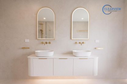 Otti BONDI White Futed Curve Vanity