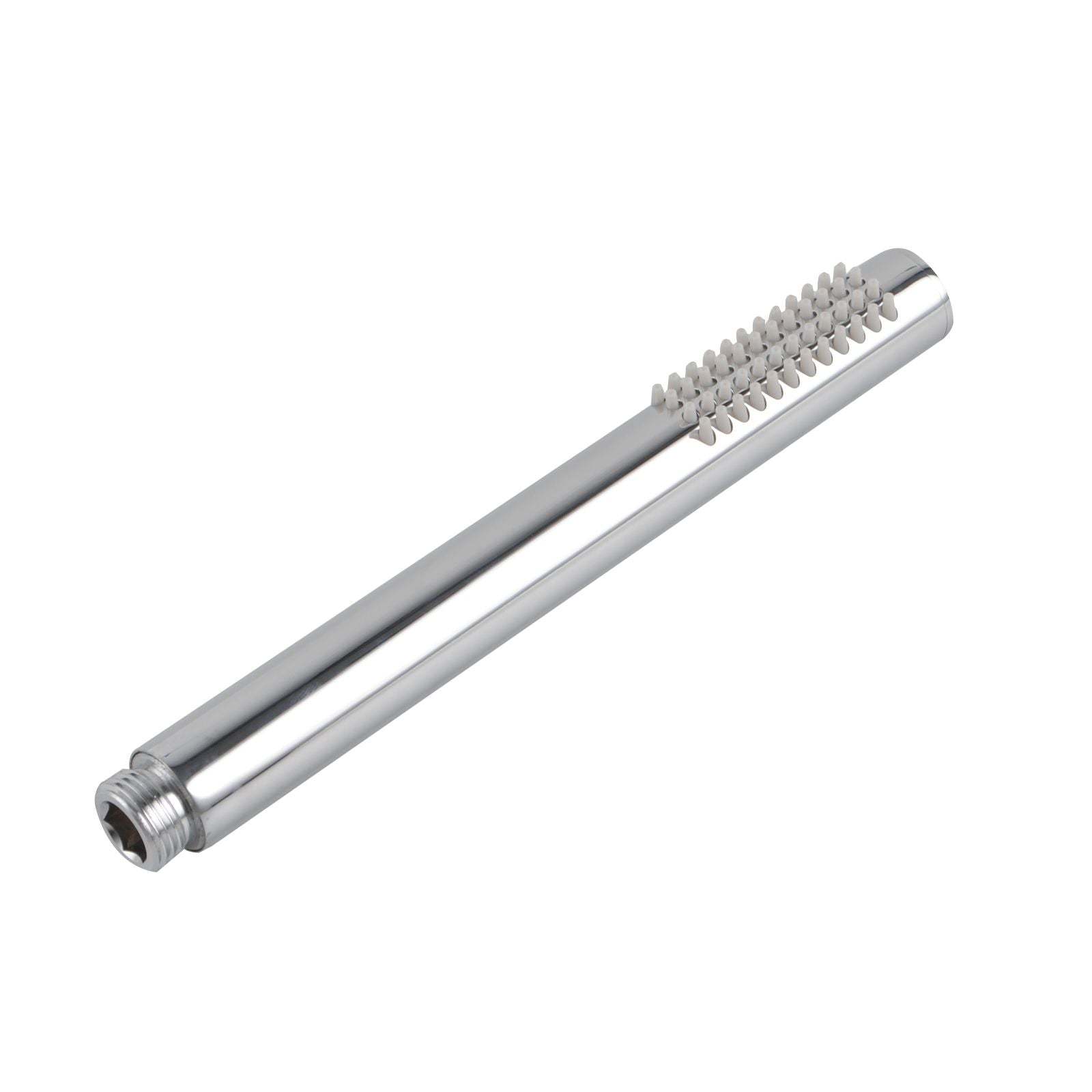 Round Chrome Single Function Handheld Shower (Brass)