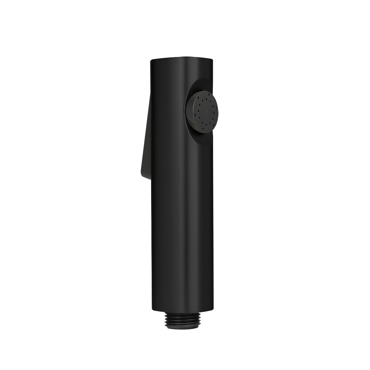 Round Black ABS Toilet Bidet Spray Kit with Stainless Steel Hose-YT Bathroom