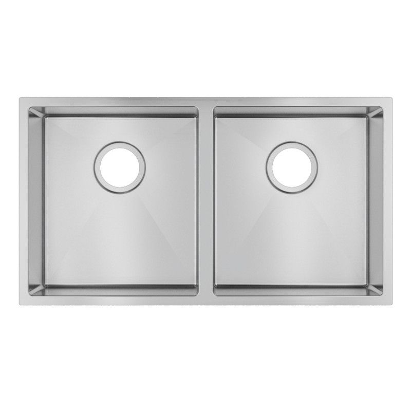   Specification 820x457x230mm Chrome Stainless Steel Double Bowl Kitchen Sink