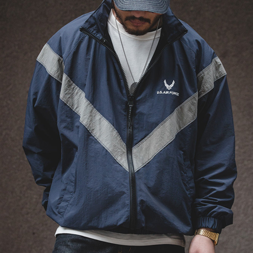 ARMY反光連帽飛行員夾克IPFU校服風速幹外套寬松訓練服