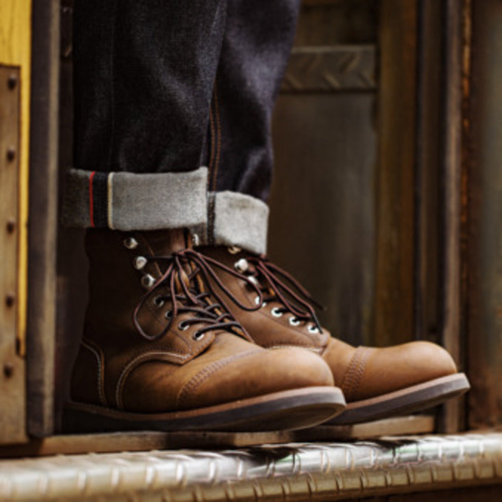 8111工裝靴男鞋美式復古傘兵靴vintage機車靴馬丁靴