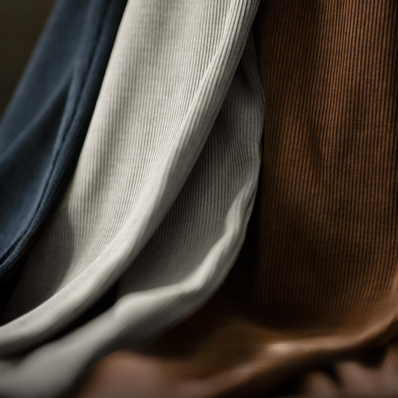 雪尼爾免燙垂感聰明褲束腳慵懶直筒休閑長褲