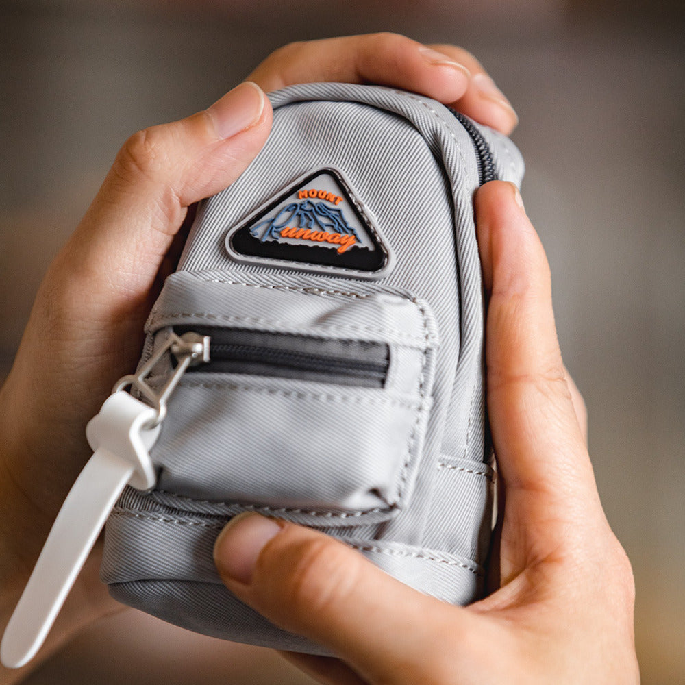 山系迷你機能掛包戶外斜挎雙肩小包腰包鑰匙耳機卡包