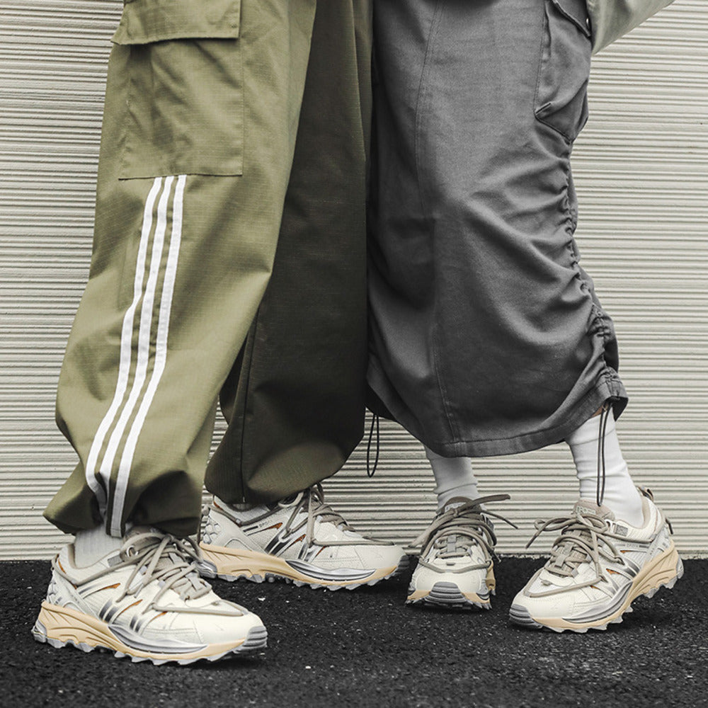 機能復古老爹鞋男女網面運動透氣徒步戶外登山鞋