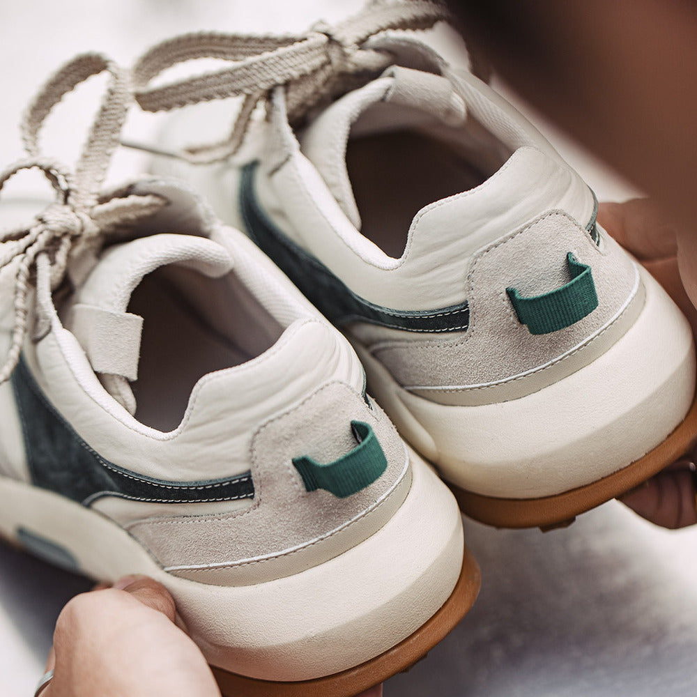 新款休閑鞋男鞋低幫老爹鞋百搭潮流慢跑鞋美式復古運動鞋