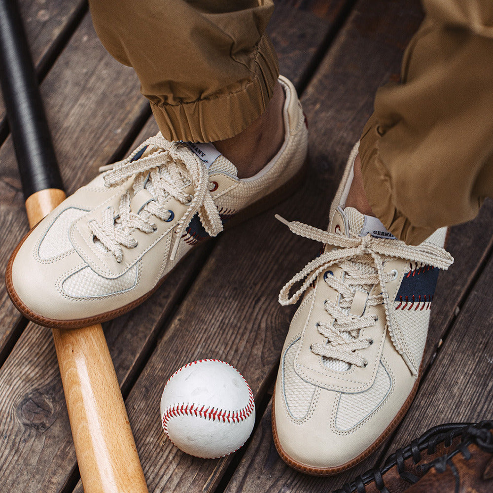 復古棒球德訓鞋小白鞋運動小眾板鞋休閑鞋