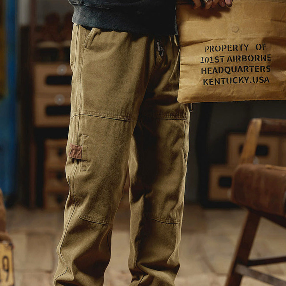 美式男士工装裤户外登山多口袋束脚裤