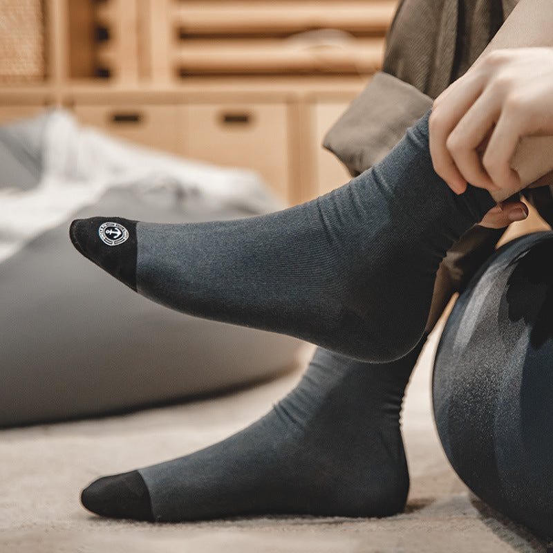 中筒襪款棉襪男