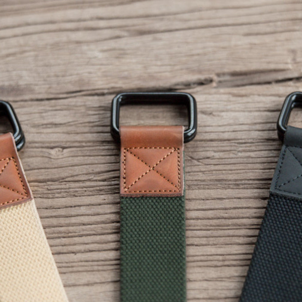 雙環扣尼龍帆布腰帶